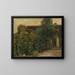 Bûche devant la maison - Adolf Hölzel — framed artwork on a wall
