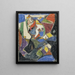 Composition - Adolf Hölzel — framed artwork on a wall