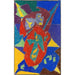 Angel on red background - Adolf Hölzel — artwork view