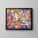 Composition figurative - Adolf Hölzel — framed artwork on a wall