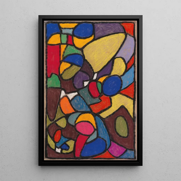 Reproduction of the painting Project of stained glass - Adolf Hölzel