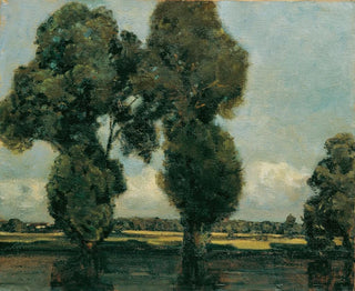 Peupliers argentés - Adolf Hölzel — artwork view