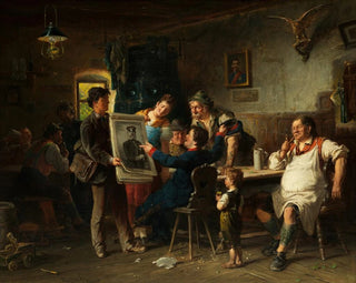 In the Inn - Adolf Humborg — artwork view