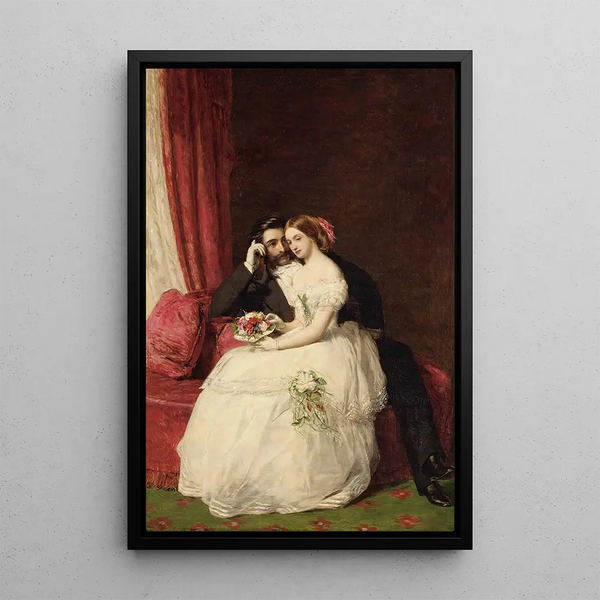 Reproduction of the painting The Request - Adolf Humborg