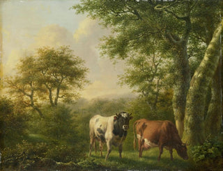 Landscape with Livestock - Adolf Karel Maximiliaan Engel — artwork view