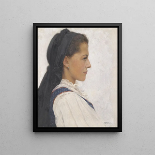 Le Mali - Adolf Karpellus — framed artwork on a wall