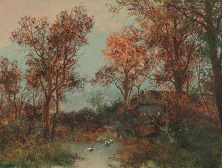 A Summer Evening - Adolf Kaufmann — artwork view
