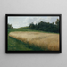 The oat field - Adolf Kaufmann — framed artwork on a wall