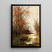 Dans la forêt de Fontainebleau - Adolf Kaufmann — framed artwork on a wall
