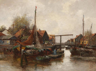 in the port - Adolf Kaufmann — artwork view