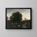 Khe dans le pré - Adolf Kaufmann — framed artwork on a wall