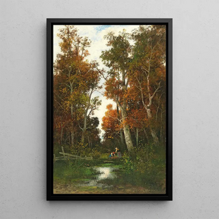 Motif de Flensburg - Adolf Kaufmann — framed artwork on a wall