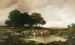 Sheep in a Rainy Landscape - Adolf Kaufmann — artwork view