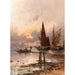 Sunset on the Greek Coast - Adolf Kaufmann — artwork view