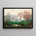 Under the Flowering Trees - Adolf Kaufmann — framed artwork on a wall