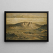Landscape painting of a solitary landscape with a peasant wedding - Adolf Kosárek — framed artwork on a wall