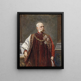 François-Joseph - Adolf Liebscher — framed artwork on a wall
