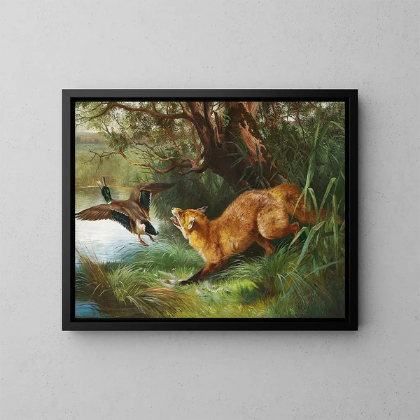 À la recherche d'un grand rêve - Adolf Mackeprang — framed artwork on a wall