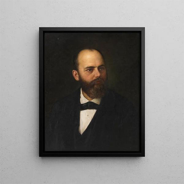 Dr Johann Ferdinand Edler von Schranck, Vice Mayor of Vienna - Adolf Mayerhofer — framed artwork on a wall