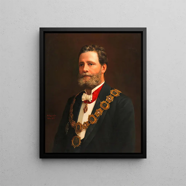 Dr Karl Lueger Bürgermeister - Adolf Mayerhofer — framed artwork on a wall