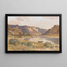 Ville de Wehlen sur l'Elbe Suisse saxonne - Adolf Noether — framed artwork on a wall