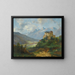 Château de Vaduz - Adolf Obermüllner — framed artwork on a wall