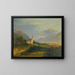 The new parish church of Schaan - Adolf Obermüllner — framed artwork on a wall