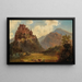 View of Hochosterwitz Castle, Carinthia - Adolf Obermüllner — framed artwork on a wall