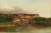 Barrage sur le fleuve - Adolf Obermüllner — artwork view