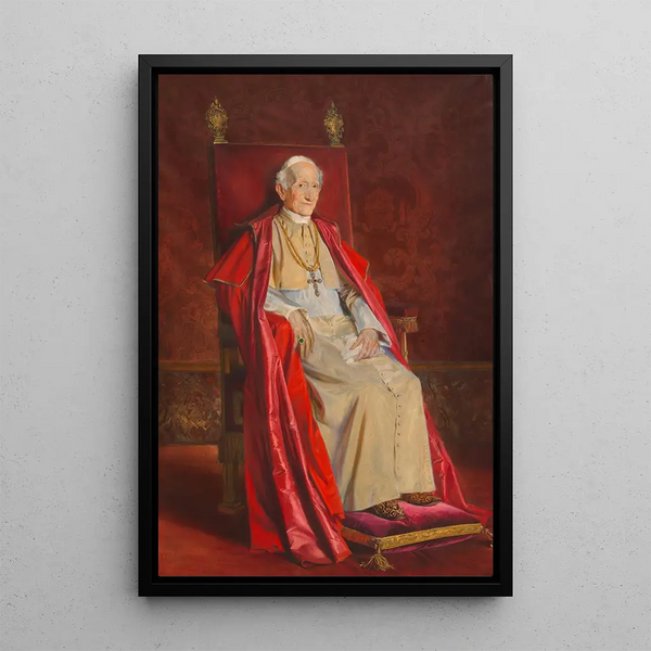 Pope Leo XIII - Adolf Pirsch — framed artwork on a wall