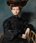 Portrait painting of Thérèse Hannack - Adolf Pirsch — artwork view
