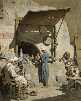 The Café - Adolf Seel — artwork view