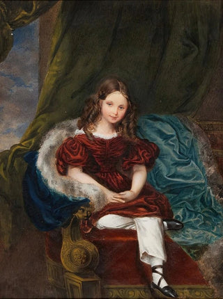Portrait of a Young Woman - Adolf Theer — artwork view