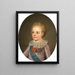 Crownprince Le Dauphin Louis-Joseph-Xavier-François of France 1781-1789 - Adolf Ulrik Wertmüller — framed artwork on a wall