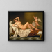 Dana and the Shower of Gold - Adolf Ulrik Wertmüller — framed artwork on a wall