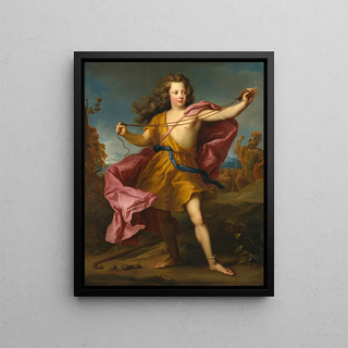 Frédéric-Guillaume I 1688-1740 King of Prussia - Adolf Ulrik Wertmüller — framed artwork on a wall
