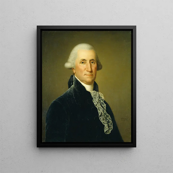 George Washington - Adolf Ulrik Wertmüller — framed artwork on a wall
