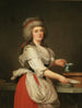 Madame A. Aughi, friend of Queen Marie-Antoinette, as a milkmaid at the Royal Dairy of Trianon - Adolf Ulrik Wertmüller — artwork view
