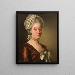 Maria Ravens - Adolf Ulrik Wertmüller — framed artwork on a wall