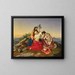 Aaron bénissant Éléazar - Adolf Weidlich — framed artwork on a wall