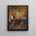 Chez le cordonnier - Adolf Werner — framed artwork on a wall