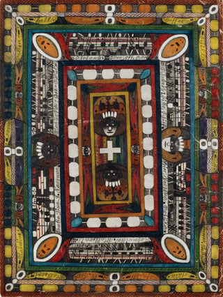 L'île commerciale et industrielle de Corfou dans la mer Baltique - Adolf Wölfli — artwork view