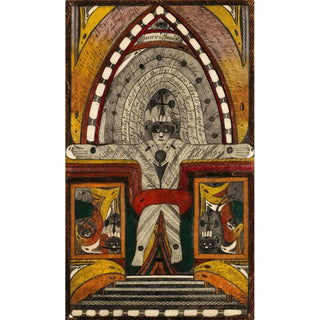 The crucifixion of my person on the port island of Biscay in the Pacific Ocean at the end of summer 1876 - Adolf Wölfli — artwork view