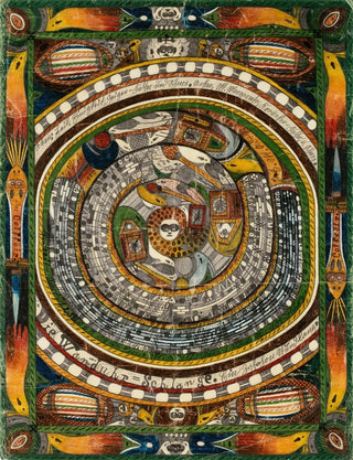 L'horloge murale Snake d'une heure - Adolf Wölfli — artwork view