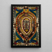 NogaEi is the largest village on all of Earth Villerville - Adolf Wölfli — framed artwork on a wall