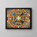 Roosali of India, Roosali of Ruland, Roosali of China and Roosali of Japan at Skt AdolfRoosaGaarta - Adolf Wölfli — framed artwork on a wall
