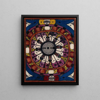 Skt AdolfRaadHall near Bern - Adolf Wölfli — framed artwork on a wall