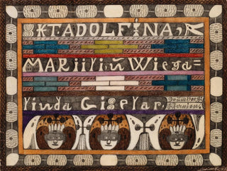 Sainte Adolphine, Mariili et Wiegalinda Giselar - Adolf Wölfli — artwork view