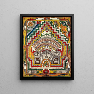 VogeesenThal Elsa Lorraine and Rhineland-Palatinate - Adolf Wölfli — framed artwork on a wall