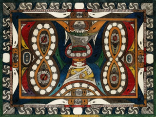 Wall clock painting serpent - Adolf Wölfli — artwork view